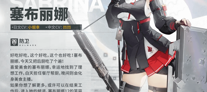 This is the Avatar Image for the SPAS-12 / Sabrina (Girls' Frontline) AI Voice and Text to Speech Generator