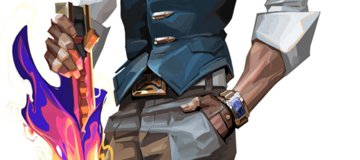 This is the Avatar Image for the Chamber Valorant AI Voice and Text to Speech Generator