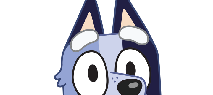 This is the Avatar Image for the Socks Heeler (Bluey) AI Voice and Text to Speech Generator