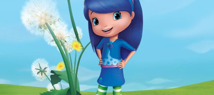 This is the Avatar Image for the Blueberry Muffin (Strawberry Shortcake's Berry Bitty Adventures / SSBBA) AI Voice and Text to Speech Generator