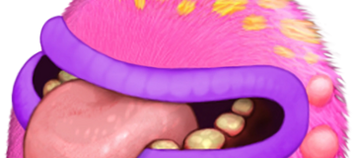 This is the Avatar Image for the Maw (My Singing Monsters) AI Voice and Text to Speech Generator