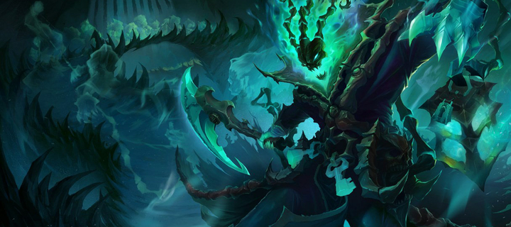 This is the Avatar Image for the Thresh (League of Legends) AI Voice and Text to Speech Generator
