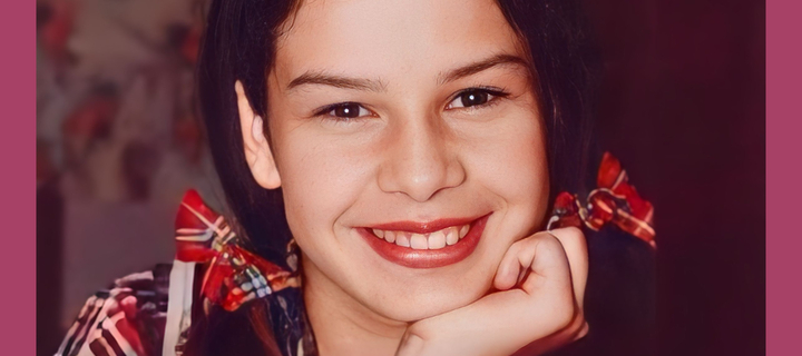 This is the Avatar Image for the Mili Chiquititas AI Voice and Text to Speech Generator