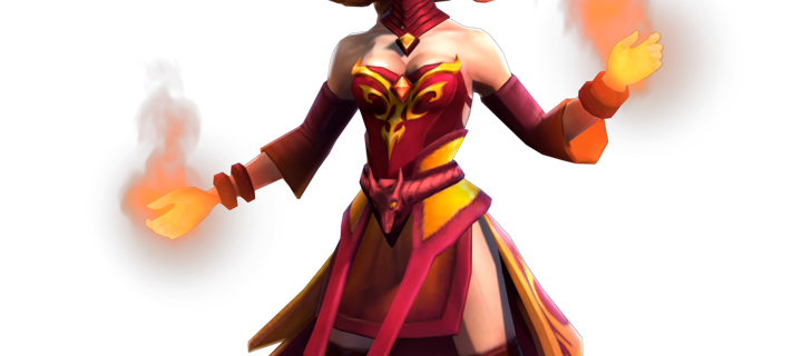 This is the Avatar Image for the Lina (Dota 2) AI Voice and Text to Speech Generator