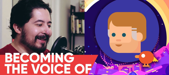 This is the Avatar Image for the Kurzgesagt Narrator (Steve Taylor ~) AI Voice and Text to Speech Generator