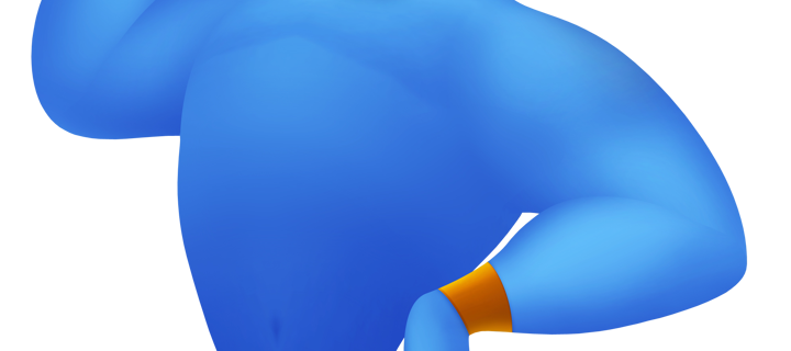 This is the Avatar Image for the Genie (Dan Castellaneta, Aladdin/Kingdom Hearts) AI Voice and Text to Speech Generator